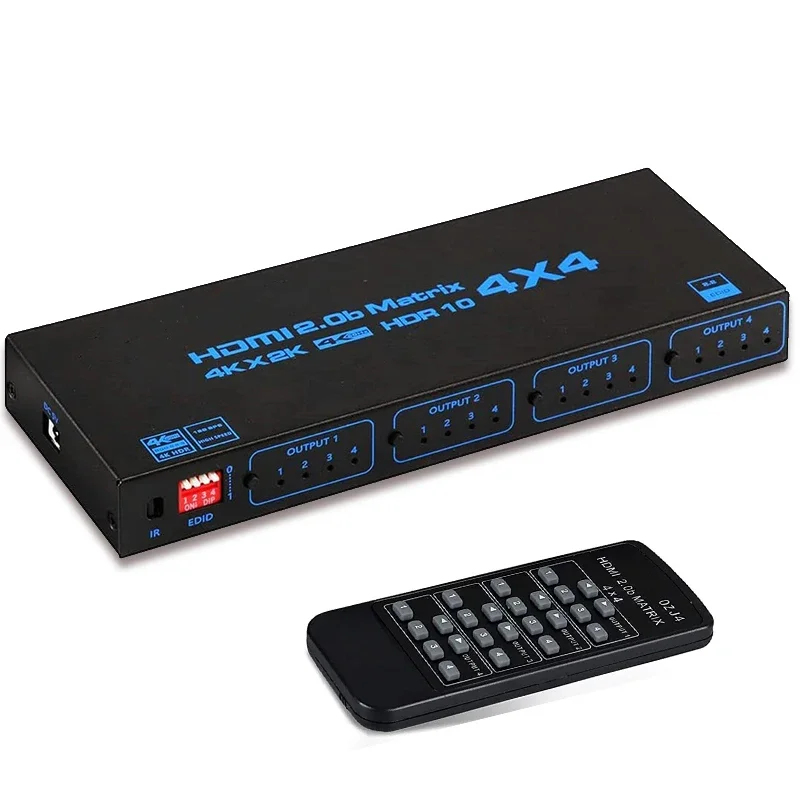 Hdmi Splitter 1 In 4 Out 4K 60Hz - Saklar Matriks HDMI 4K 60Hz 4