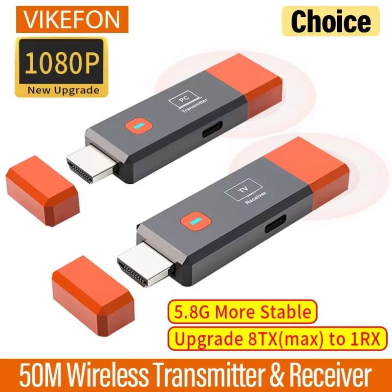 Wireless Hdmi Receiver For Projector - Dongle Stik TV Extender Penerima Pemancar