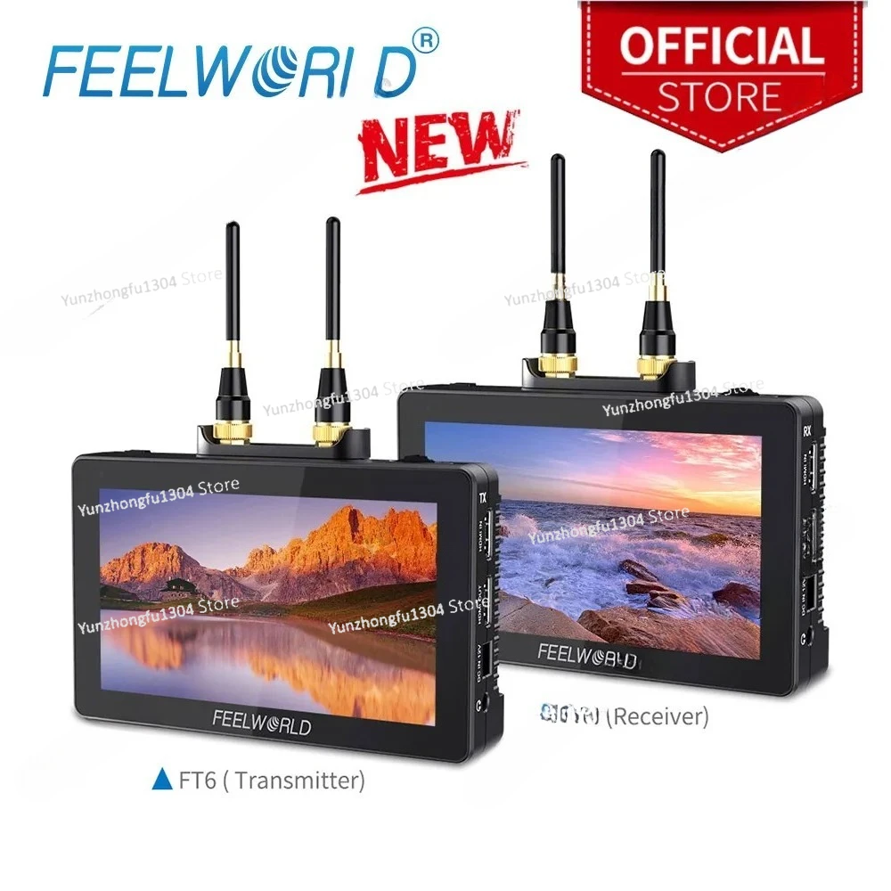 Wireless Video Transmitter For Camera Dslr - Sistem Transmisi Video Nirkabel FEELWORLD 5.5
