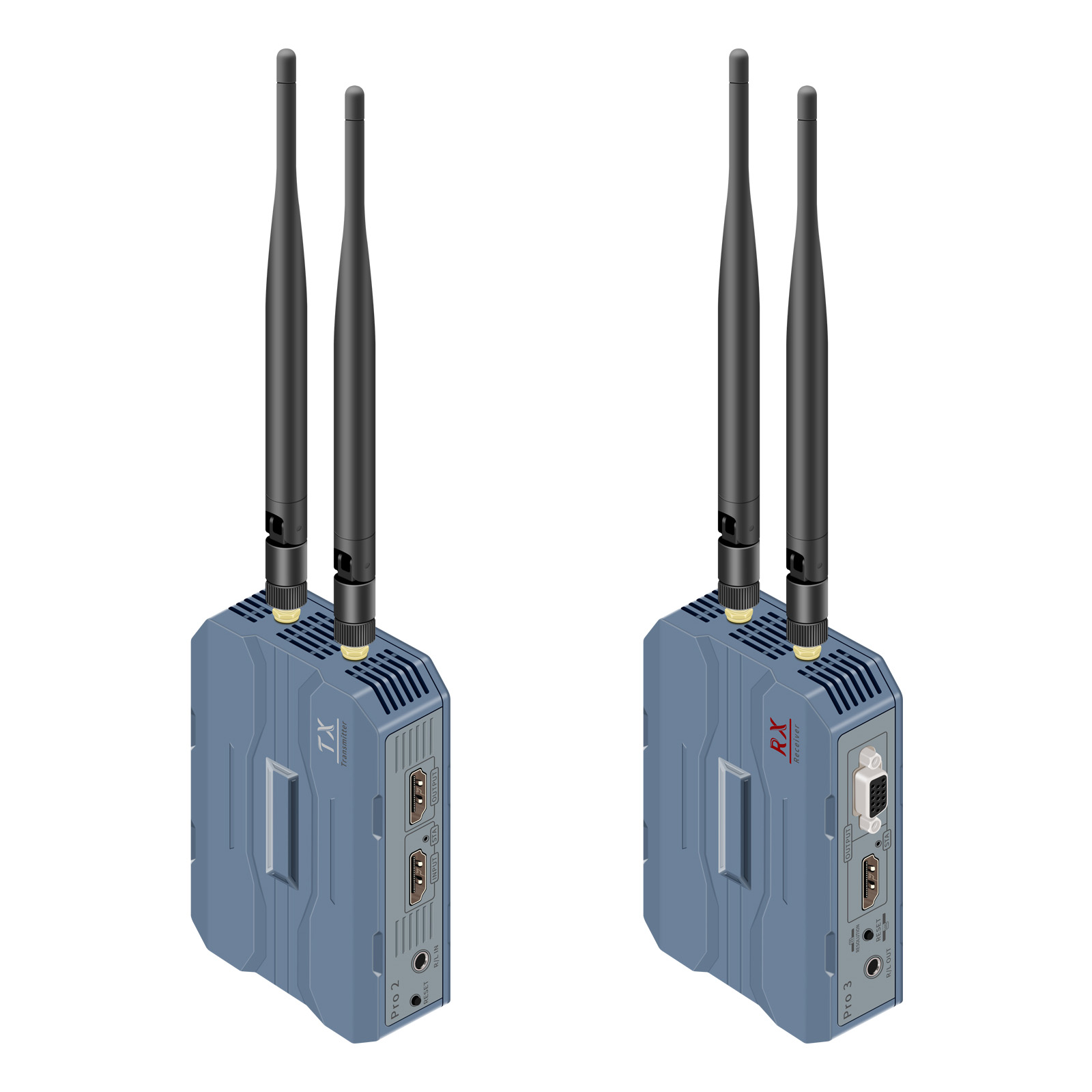 Wireless Hdmi Transmitter And Receiver 4K - Extender HDMI Nirkabel 4K 250m, Transmitter