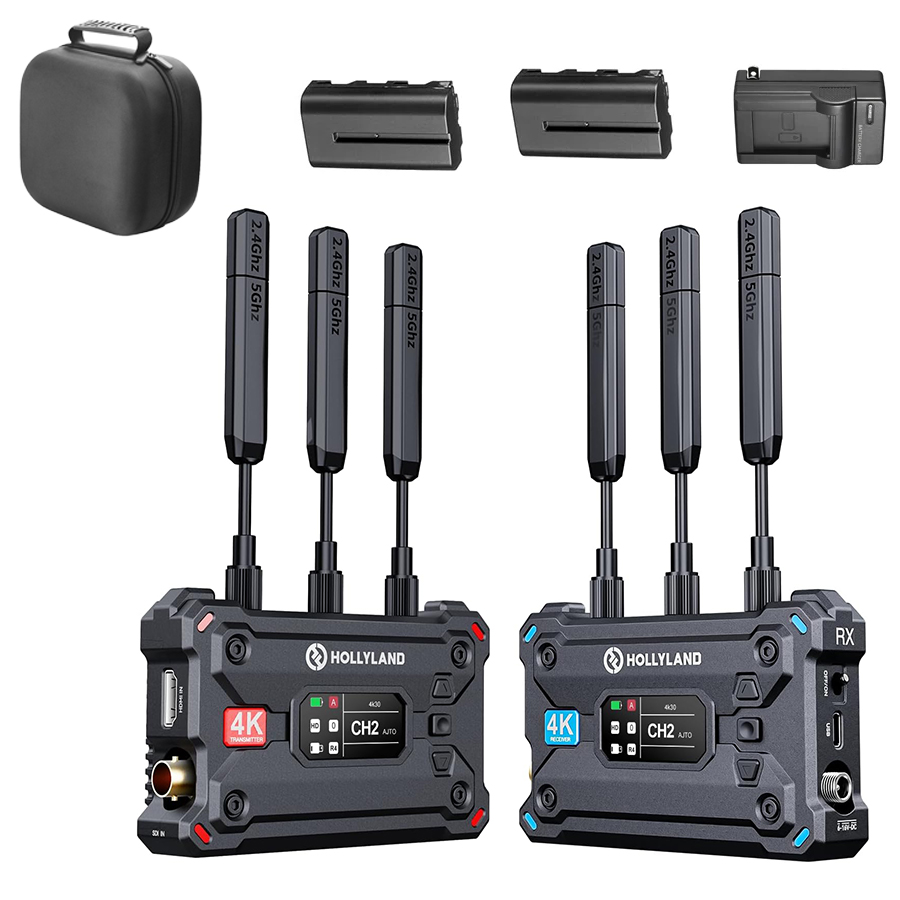 Wireless Sdi Transmitter Video 1000Ft - Hollyland/Moma Pyro S 1TX+1RX Pemancar Penerima