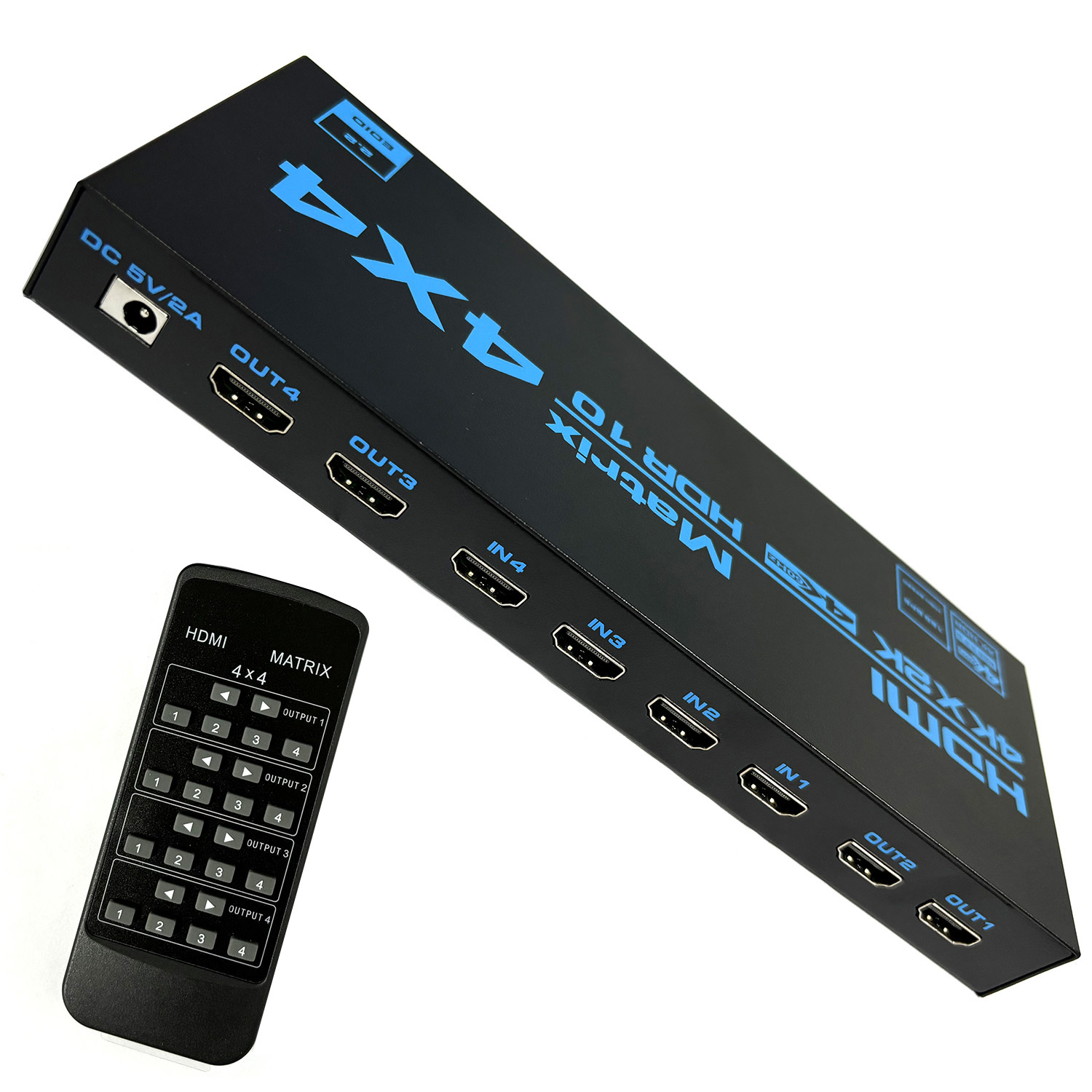 Hdmi Matrix Switch 4X4 4K 60Hz - Sakelar Matriks HDMI 4K 4 In