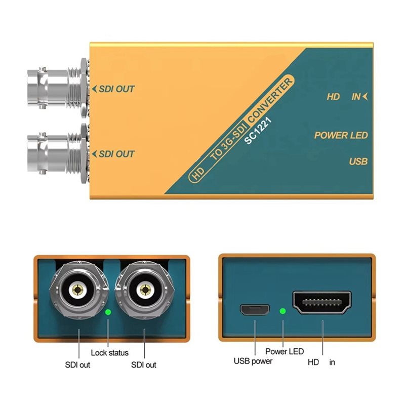 Sdi To Hdmi Converter Broadcast - B29C-Mini Converter, Konverter Siaran Mini SC1221