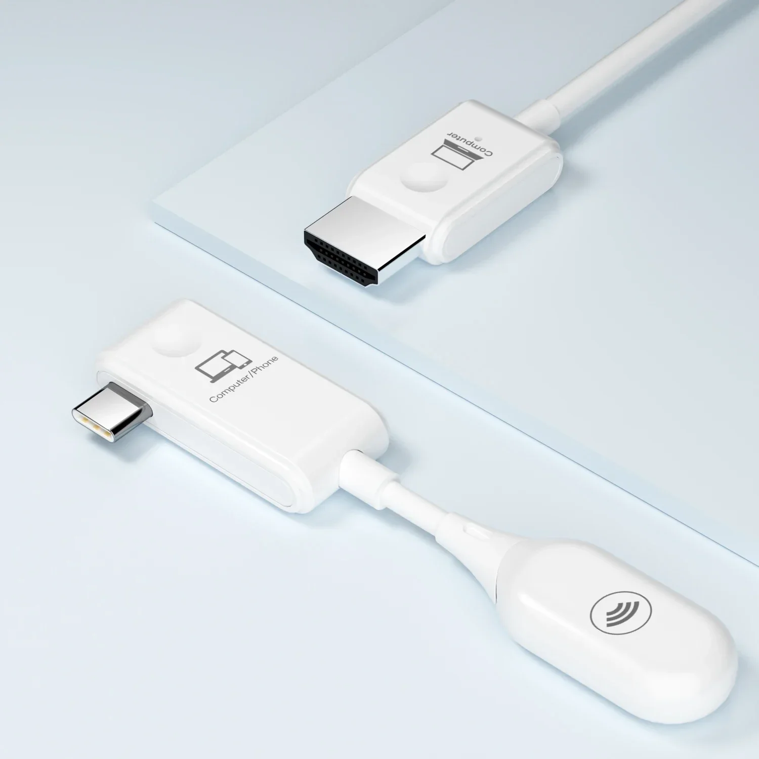 Wireless Hdmi Receiver For Projector - Kabel adaptor Tampilan penerima dan pemancar
