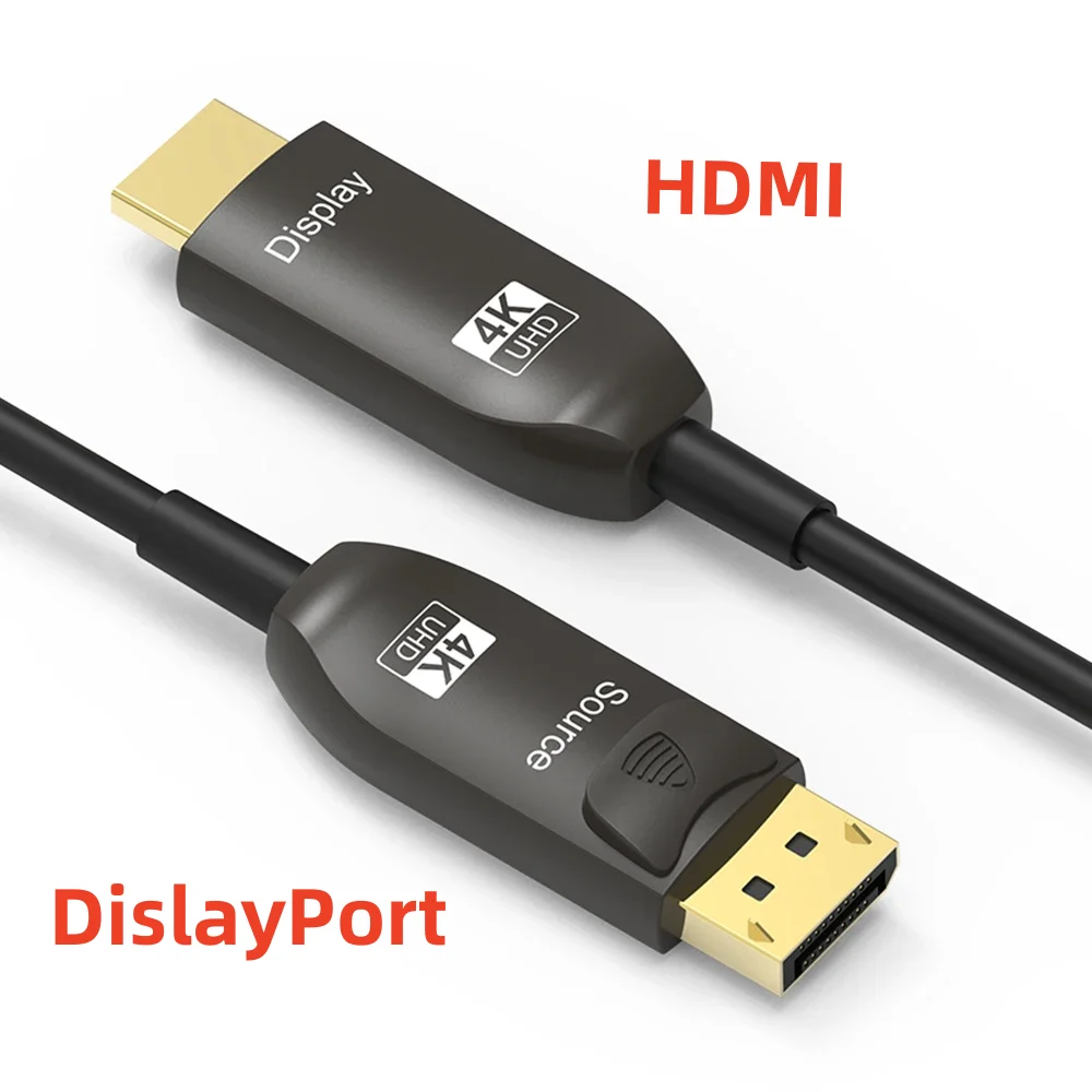 Hdmi Fiber Optic Cable 50M 100M - Kabel Serat Optik Displayport ke HDMI