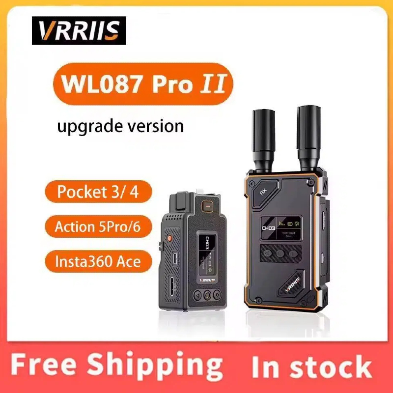 Wireless Video Transmitter For Camera Dslr - VRRIIS WL087Pro II Pemancar Penerima Video