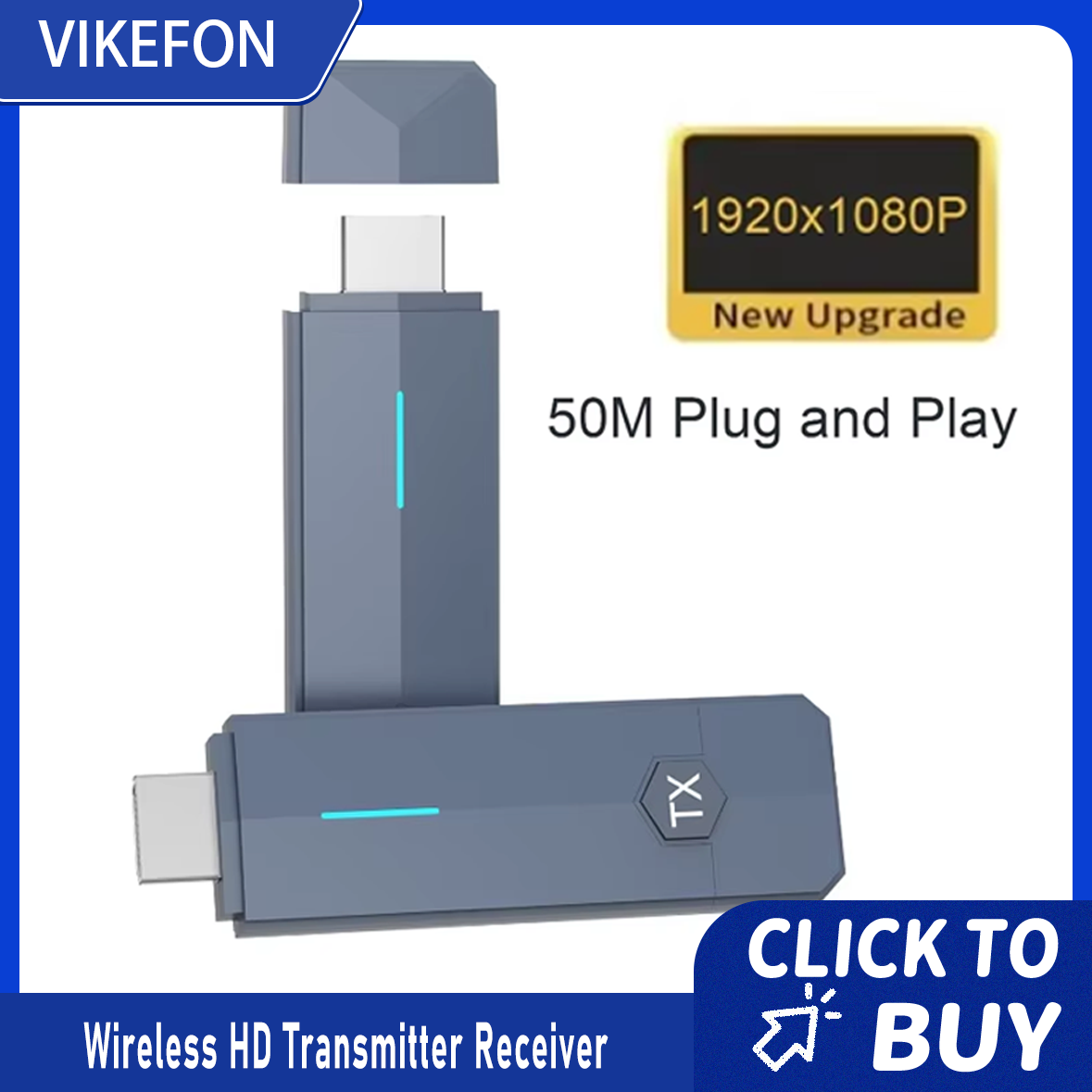 Wireless Hdmi Receiver For Projector - 5.8G Kit Pemancar dan Penerima HDMI