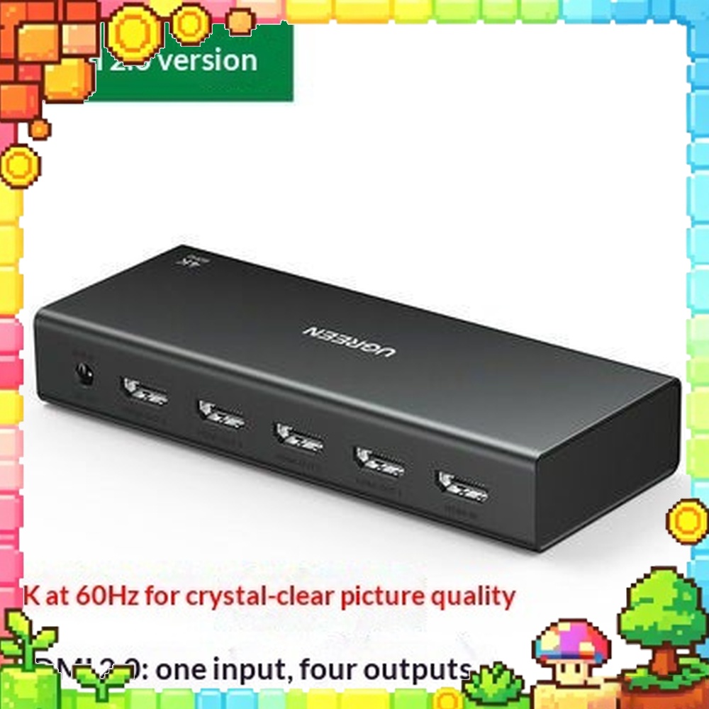 Hdmi Splitter 1 In 4 Out 4K 60Hz - UGREEN CM604, Splitter HDMI 1 input,