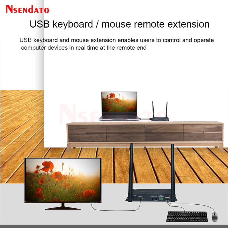 Kit Pemancar Penerima Video Ni - Wireless Hdmi Transmitter And Receiver 4K ulasan dan harga