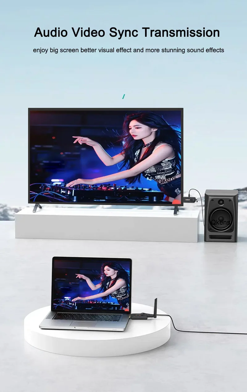 Pemancar dan Penerima HDMI Nir - Wireless Hdmi Transmitter And Receiver 4K ulasan dan harga