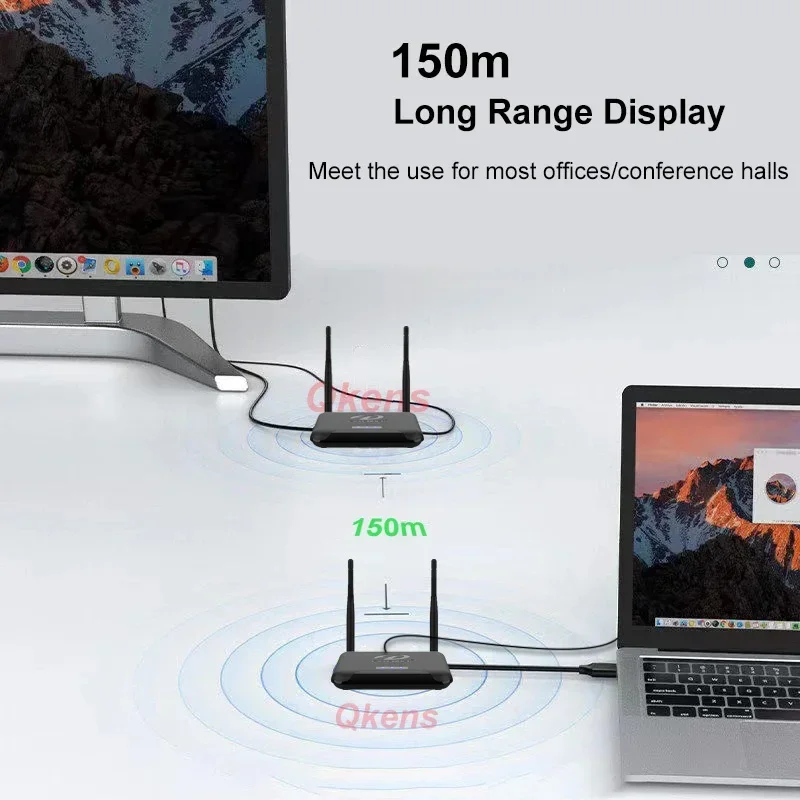 Adaptor Tampilan Transmisi Nir - Wireless Hdmi Receiver For Projector ulasan dan harga