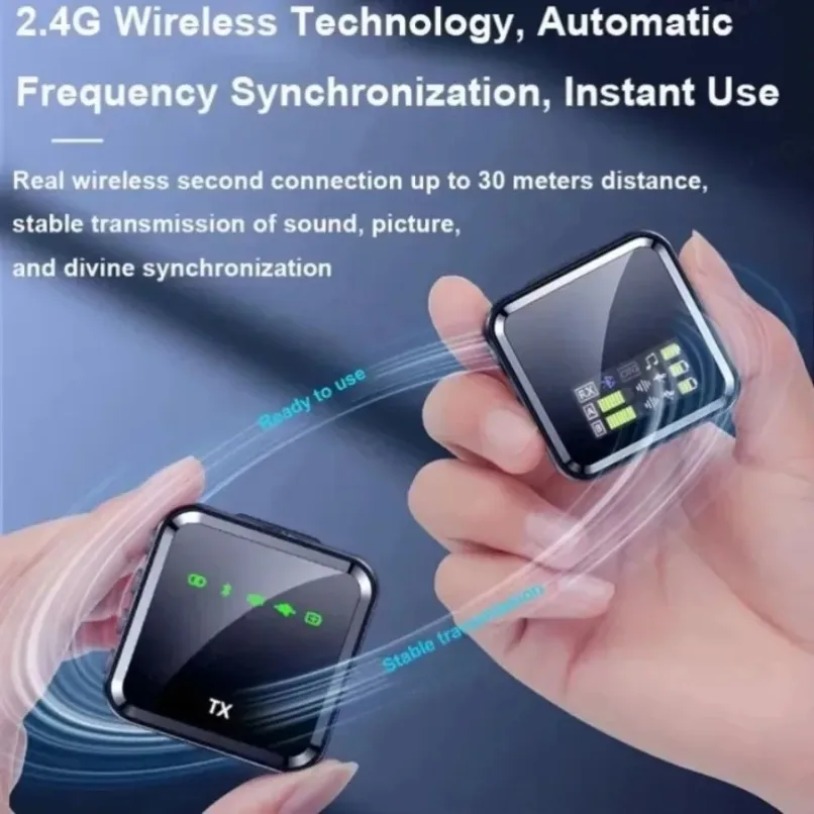 Sistem Mikrofon Kerah Bluetoot - Wireless Video Transmitter For Camera Dslr ulasan dan harga