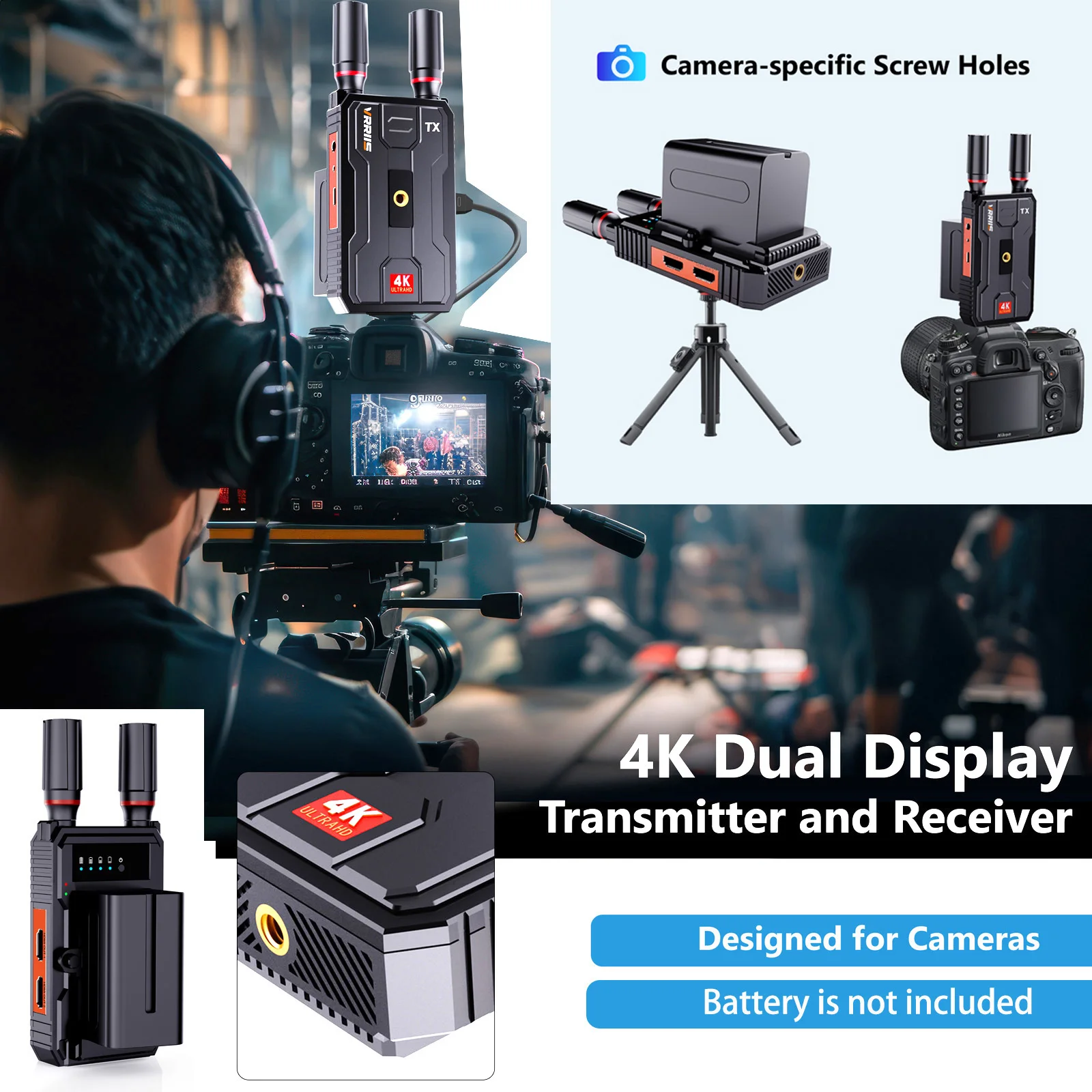 Kit Ekstender Pemancar dan Pen - Wireless Video Transmitter For Camera Dslr ulasan dan harga