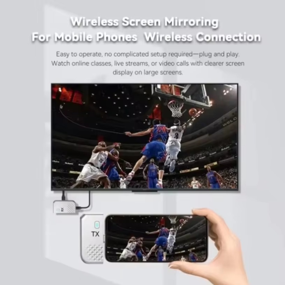 Kit Pemancar dan Penerima HDMI - Wireless Hdmi Receiver For Projector ulasan dan harga