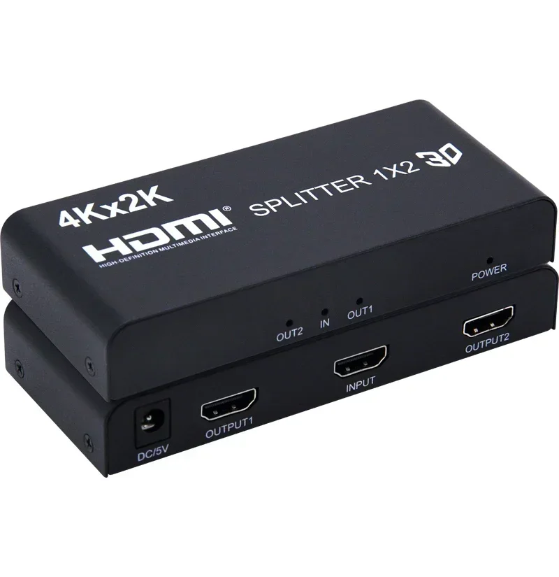 4K 3D 1X4 HDMI Splitter 1X2 Di - Hdmi Splitter 1 In 4 Out 4K 60Hz ulasan dan harga