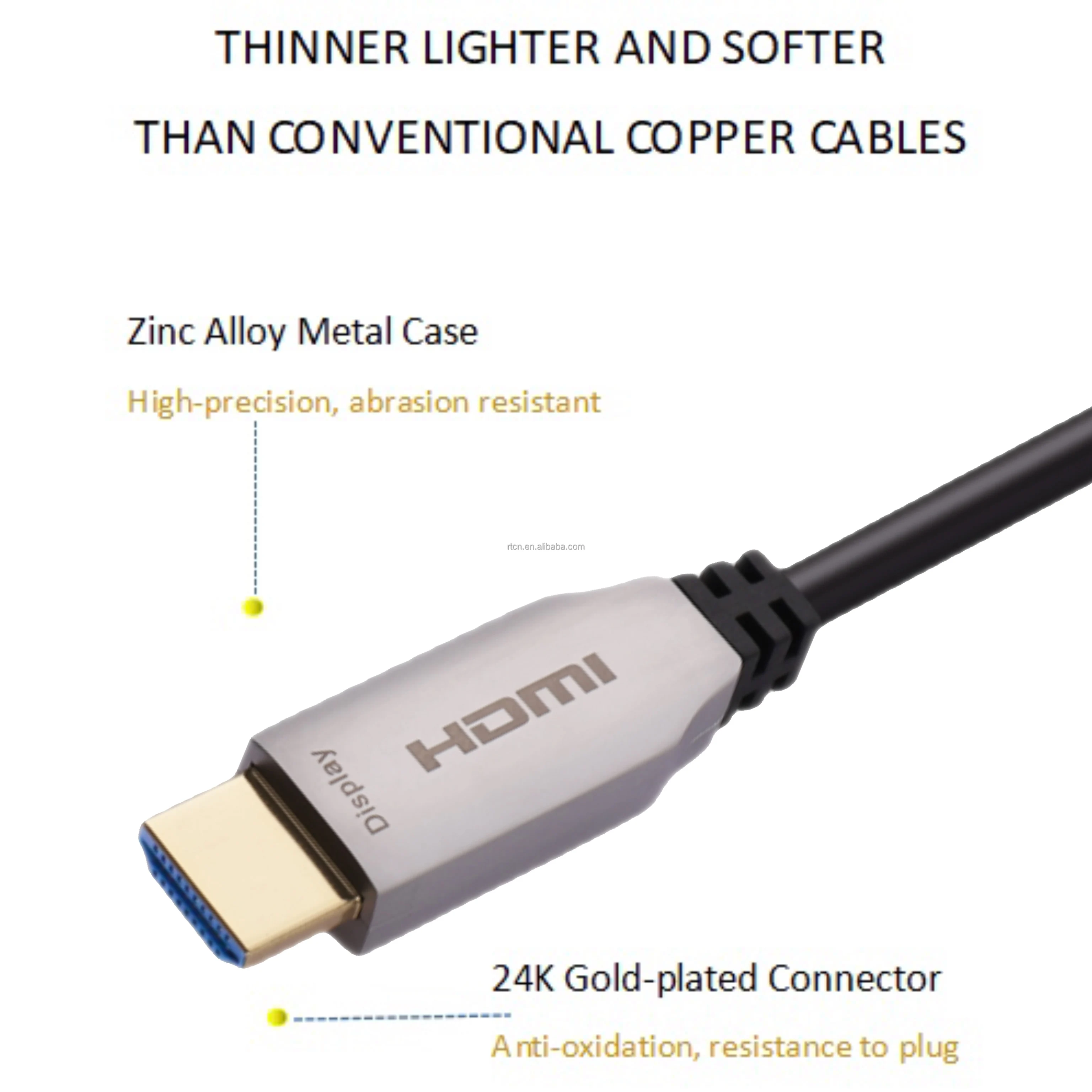 Kabel HDMI Serat Optik 20M 50M - Hdmi Fiber Optic Cable 50M 100M ulasan dan harga