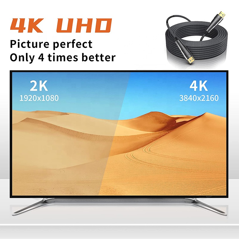 Kabel HDMI Male to Male 1080P  - Hdmi Fiber Optic Cable 50M 100M ulasan dan harga