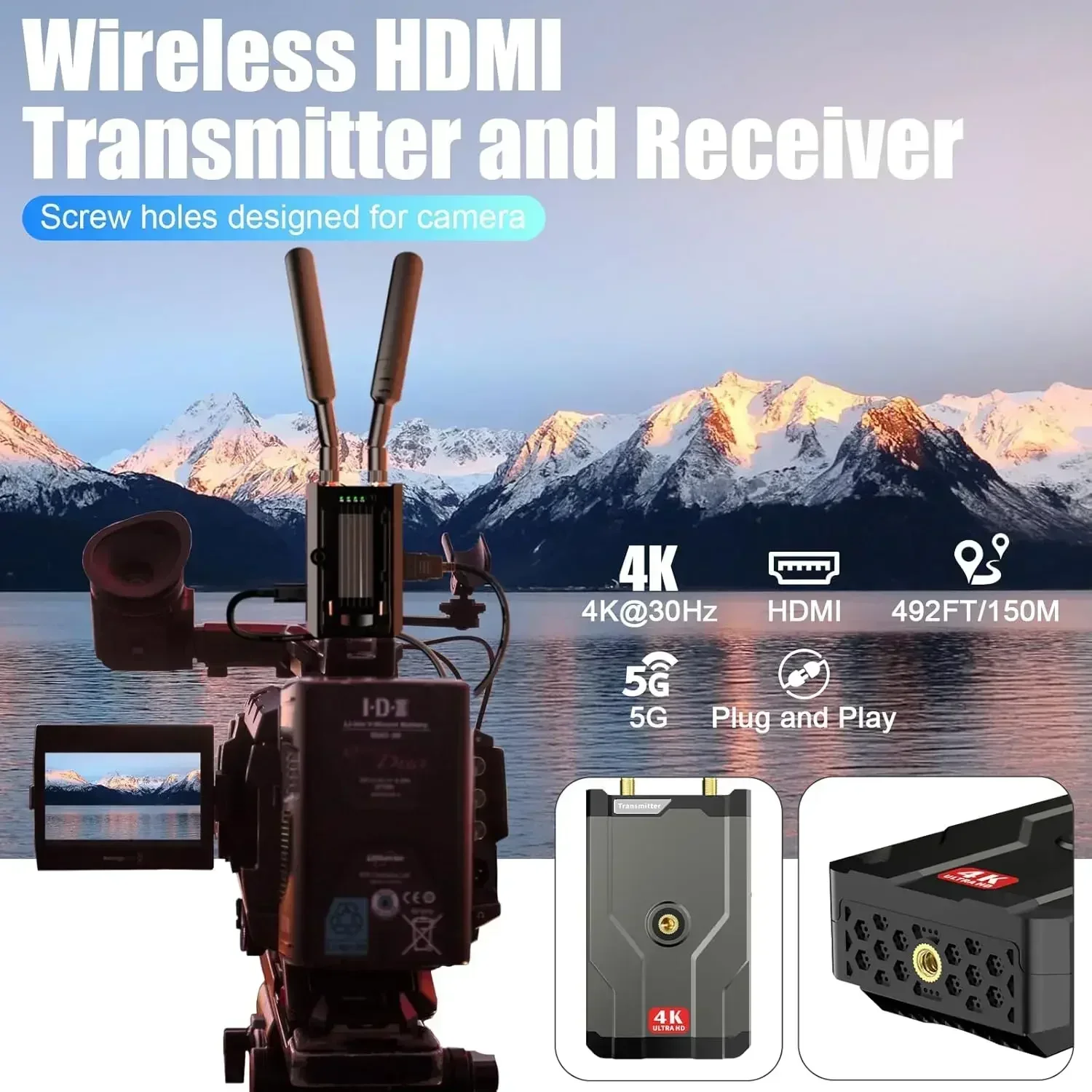 Penerima transmiter HDMI nirka - Wireless Hdmi Receiver For Projector ulasan dan harga