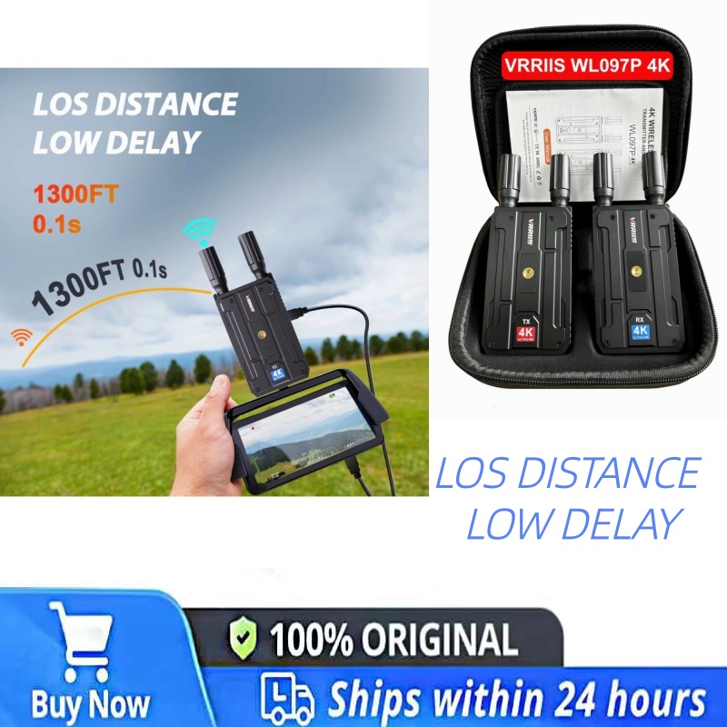 VRRIIS WL097P 4K Wireless HDMI - Wireless Video Transmitter For Camera Dslr ulasan dan harga