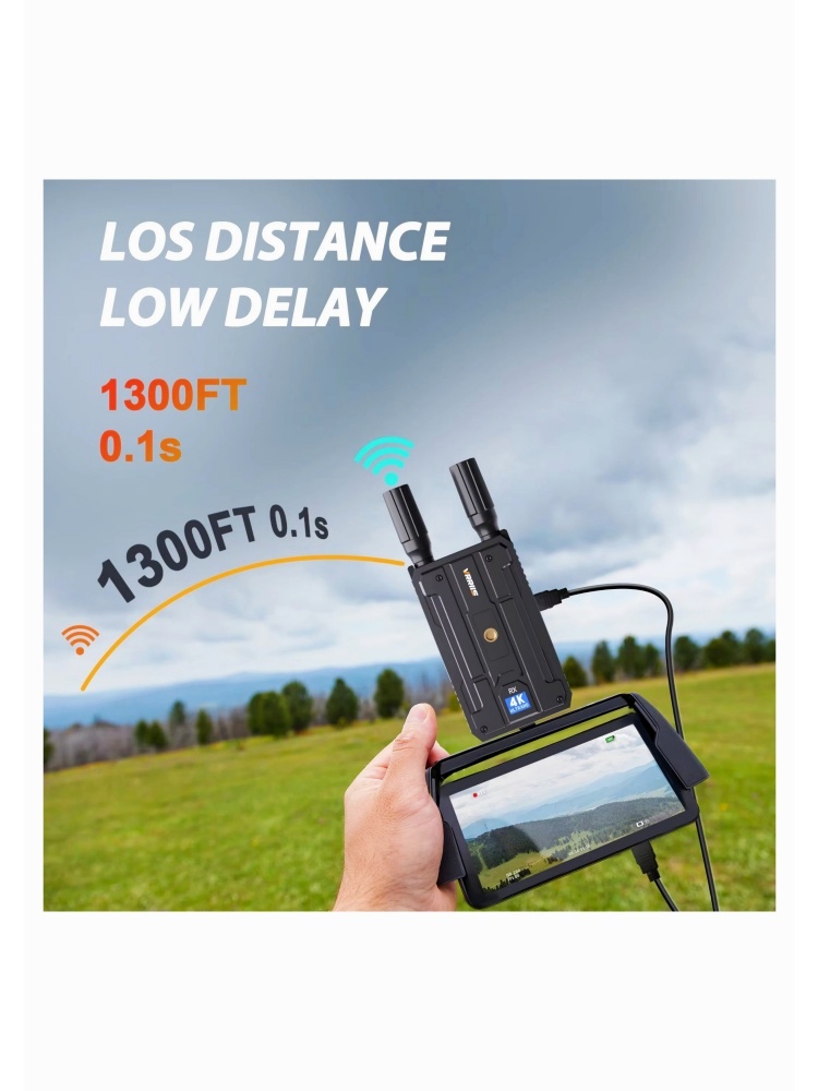 VRRIIS WL097P 4K Wireless HDMI - Wireless Video Transmitter For Camera Dslr ulasan dan harga