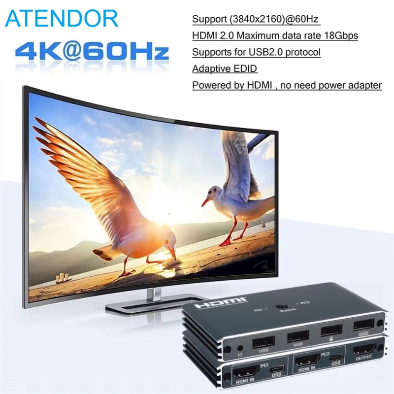 4K @ 60HZ untuk HDMI - Sakelar - Hdmi Matrix Switch 4X4 4K 60Hz ulasan dan harga