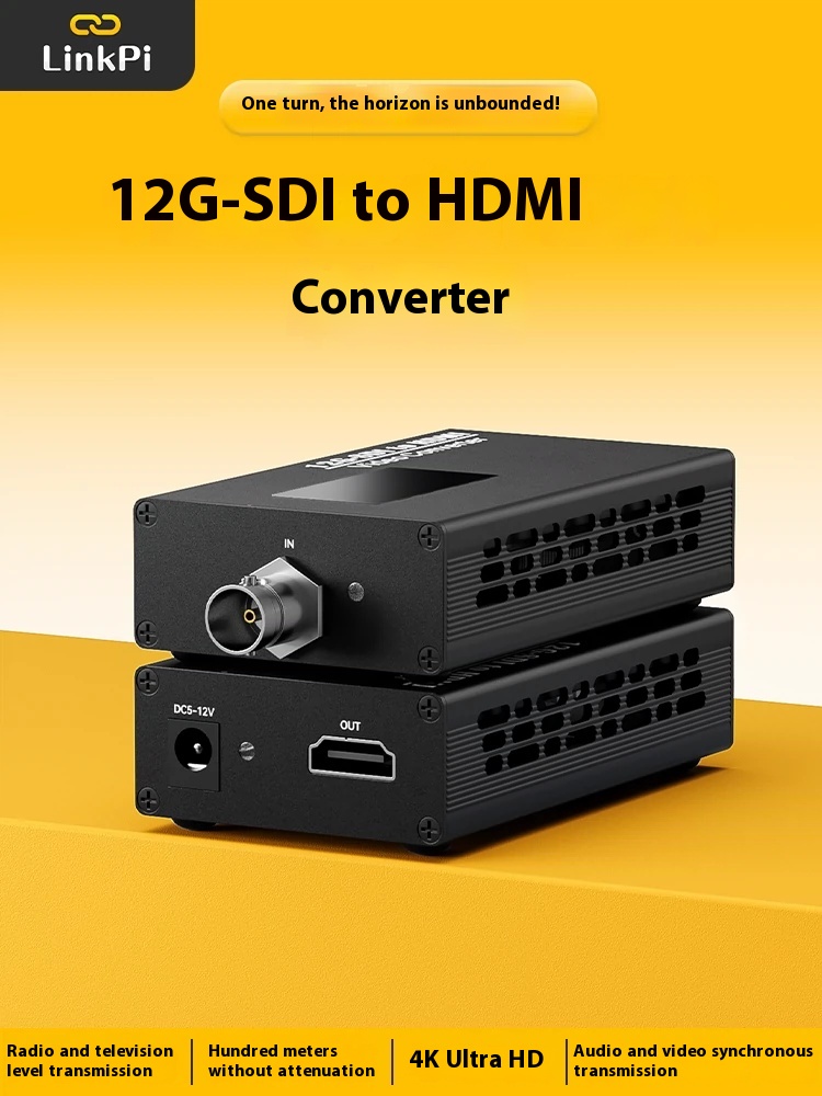 Konverter Profesional 12G-SDI  - Sdi To Hdmi Converter Broadcast ulasan dan harga