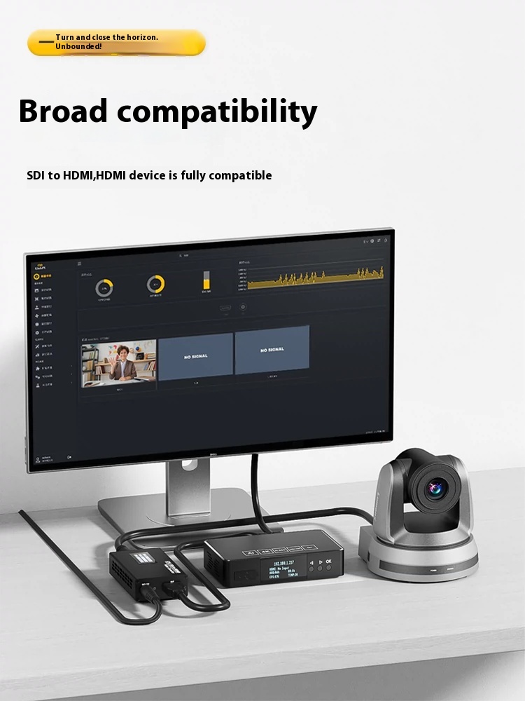 Konverter Profesional 12G-SDI  - Sdi To Hdmi Converter Broadcast ulasan dan harga