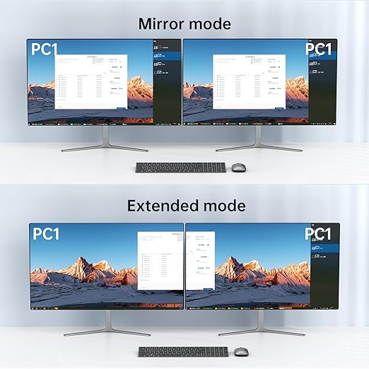 Switch KVM HDMI 8K 60Hz untuk  - Hdmi Kvm Switch 4 Port Dual Monitor ulasan dan harga