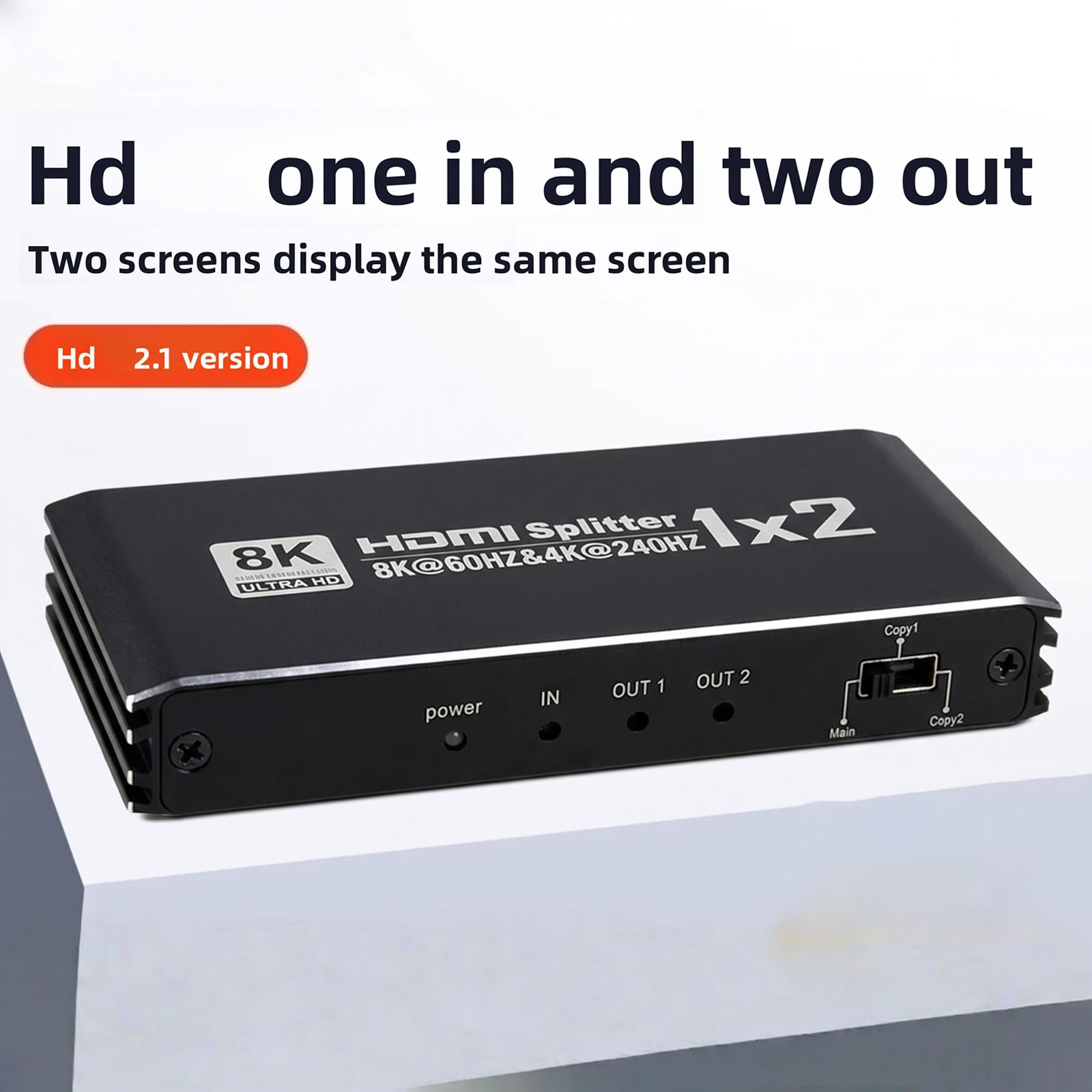 8K 60Hz untuk Splitter HDMI 1  - Hdmi Splitter 1 In 4 Out 4K 60Hz ulasan dan harga