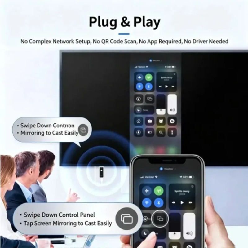 Pemancar Penerima HDMI Nirkabe - Wireless Hdmi Receiver For Projector ulasan dan harga