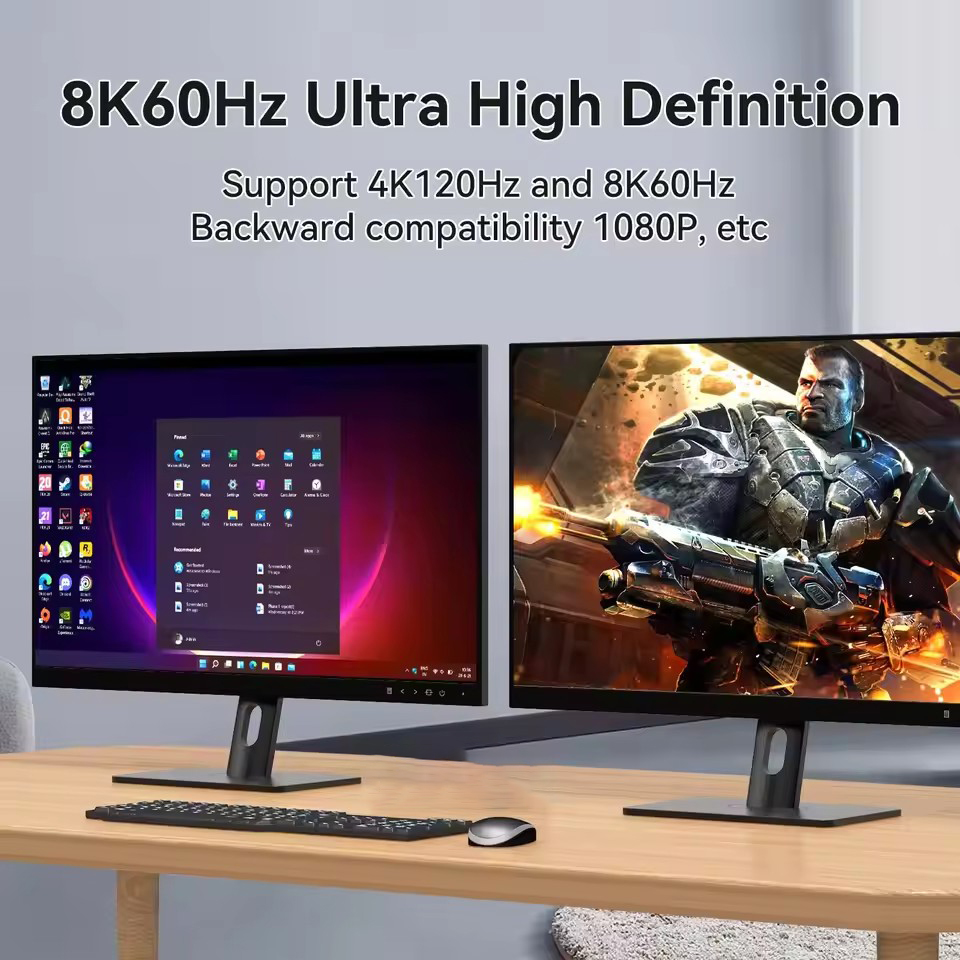 Switch KVM HDMI 8K 60Hz 2x2 4K - Hdmi Kvm Switch 4 Port Dual Monitor ulasan dan harga