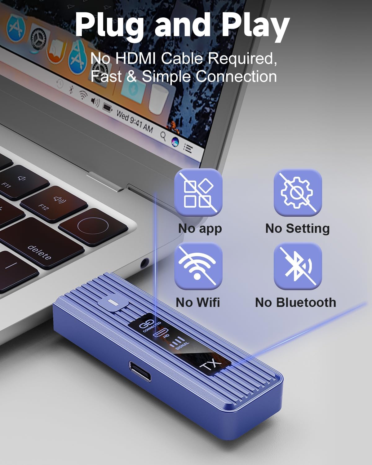 Transmitter dan Receiver HDMI  - Wireless Hdmi Transmitter And Receiver 4K ulasan dan harga