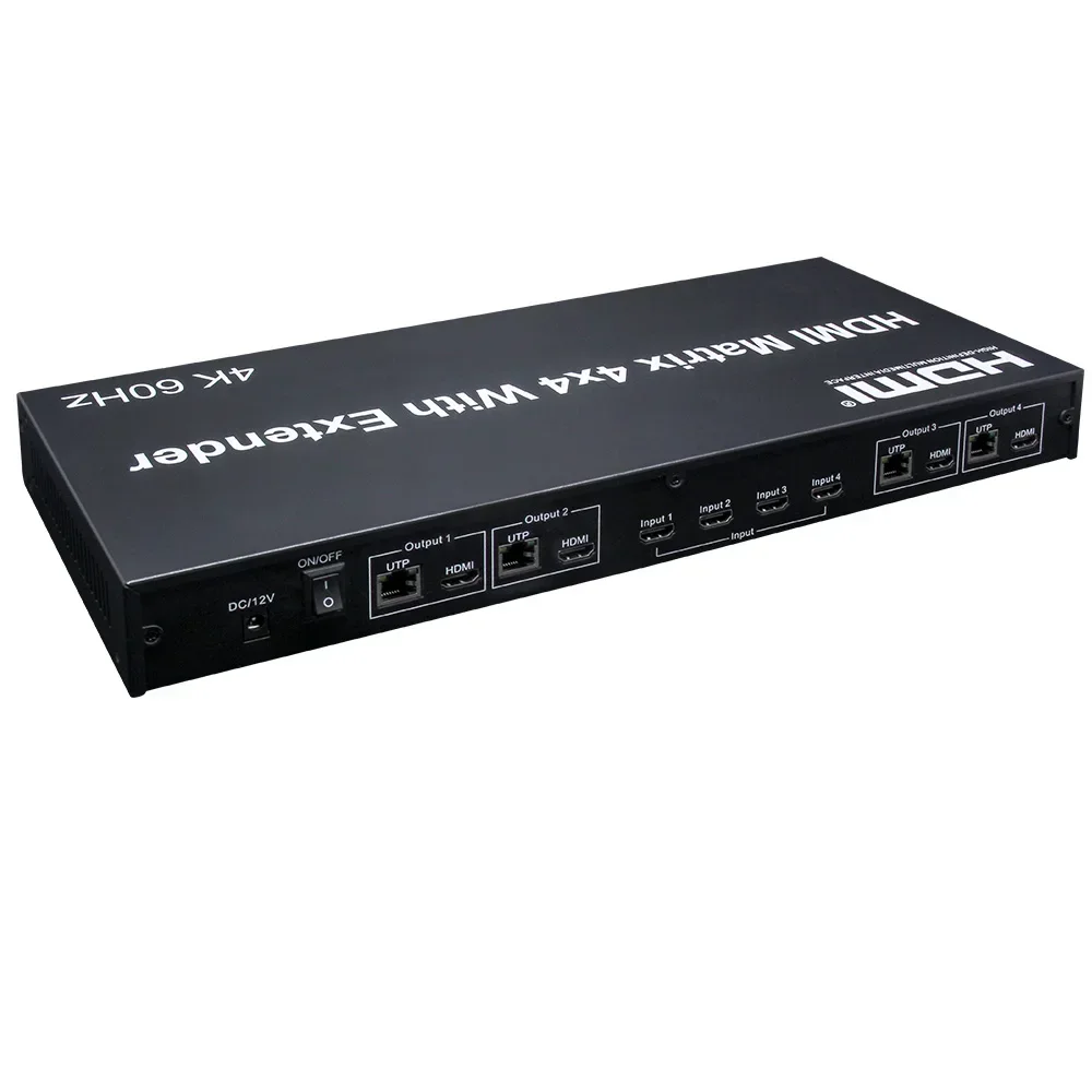 4K 60Hz 4X4 Matrix HDMI2.0 4x4 - Hdmi Matrix Switch 4X4 4K 60Hz ulasan dan harga