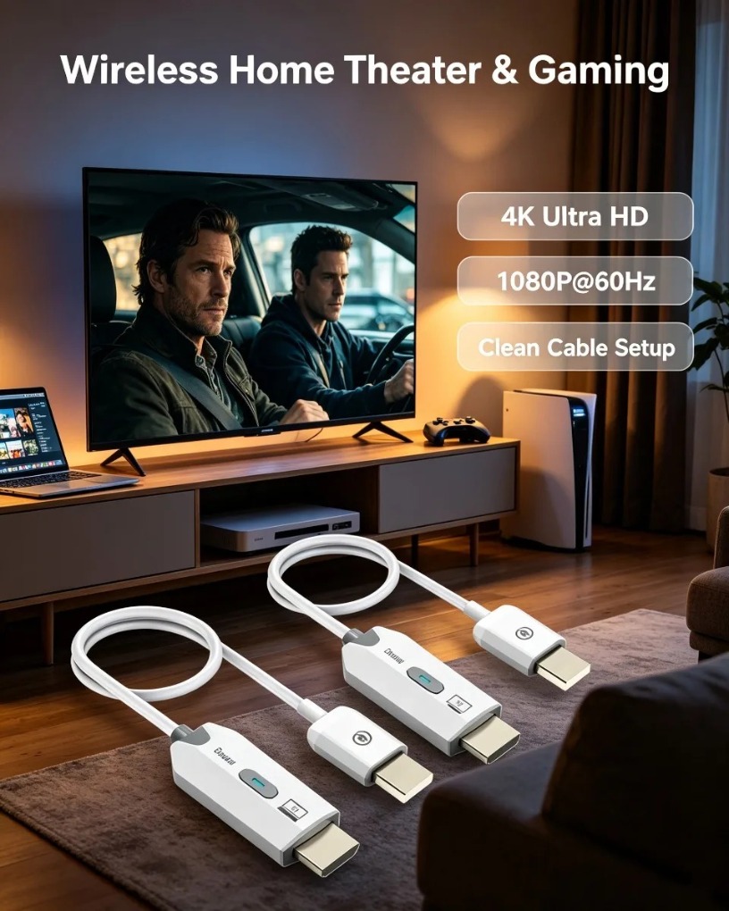 Extender Nirkabel HDMI-Kompati - Wireless Hdmi Receiver For Projector ulasan dan harga