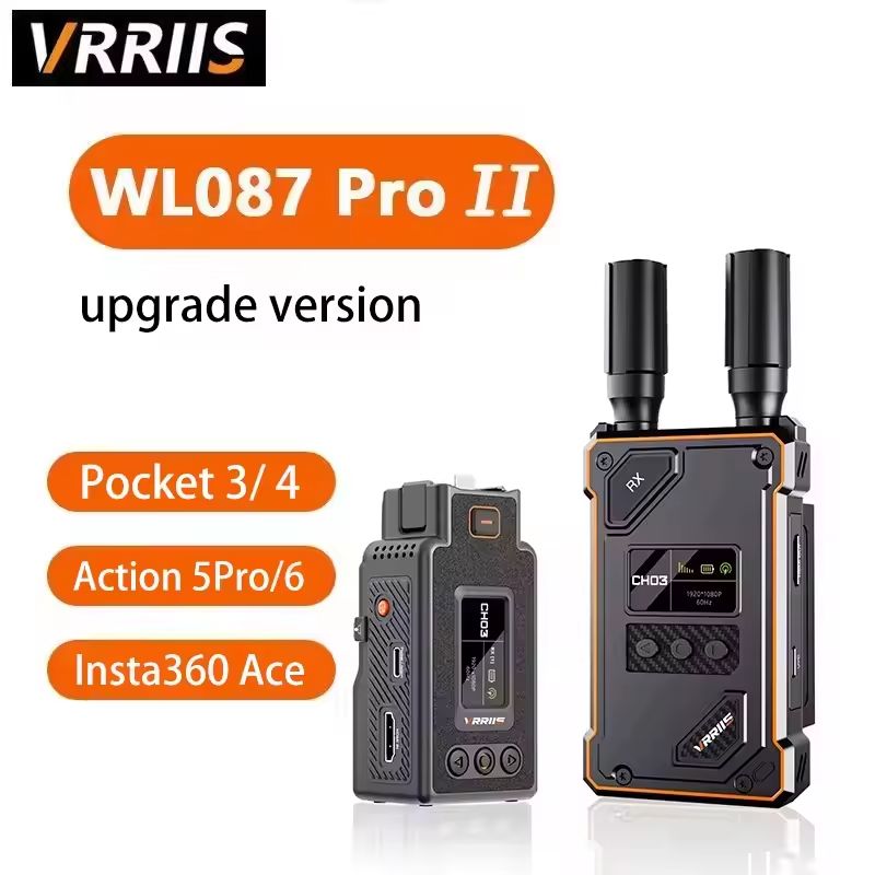 VRRIIS WL087Pro II Pemancar Pe - Wireless Video Transmitter For Camera Dslr ulasan dan harga