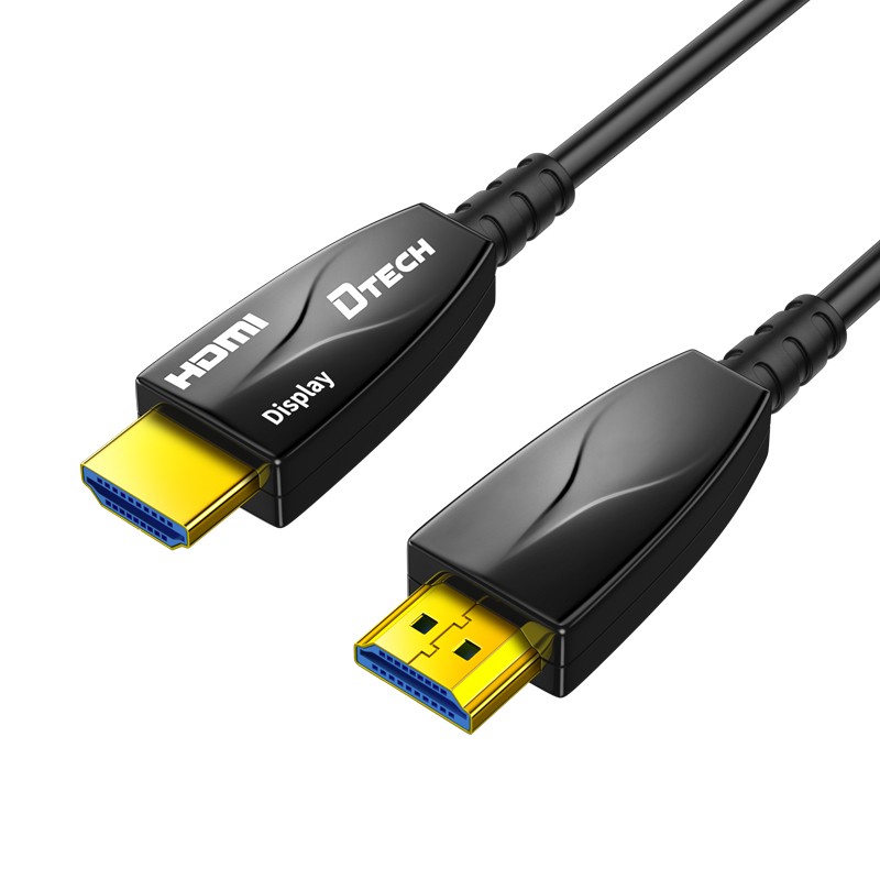 DTECH Baru 50m 100m 150m Kabel - Hdmi Fiber Optic Cable 50M 100M ulasan dan harga