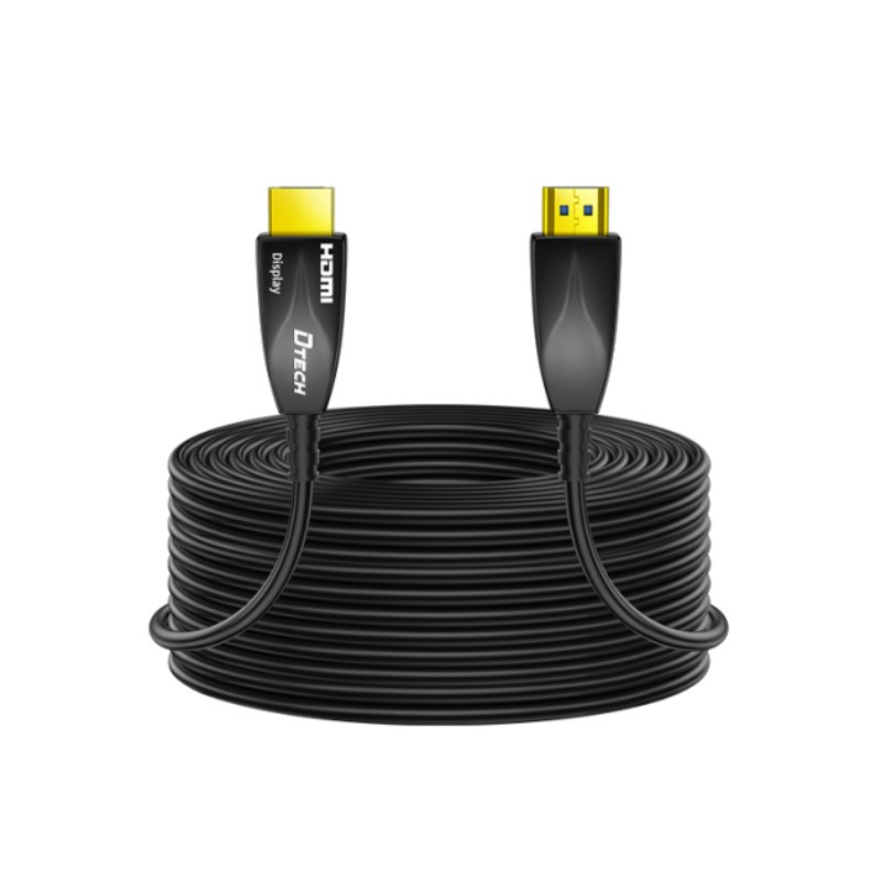 DTECH Baru 50m 100m 150m Kabel - Hdmi Fiber Optic Cable 50M 100M ulasan dan harga
