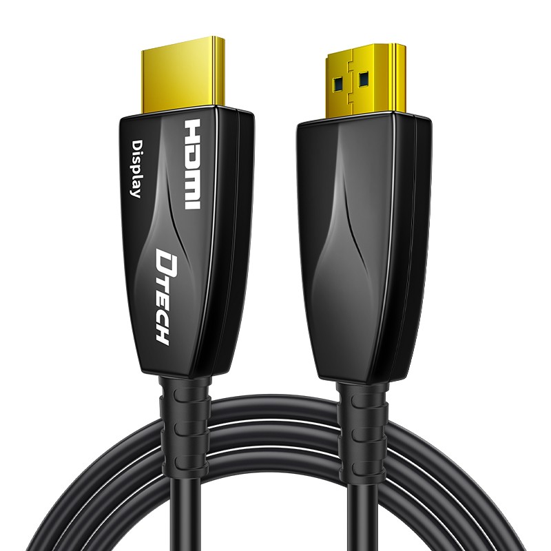 DTECH Baru 50m 100m 150m Kabel - Hdmi Fiber Optic Cable 50M 100M ulasan dan harga
