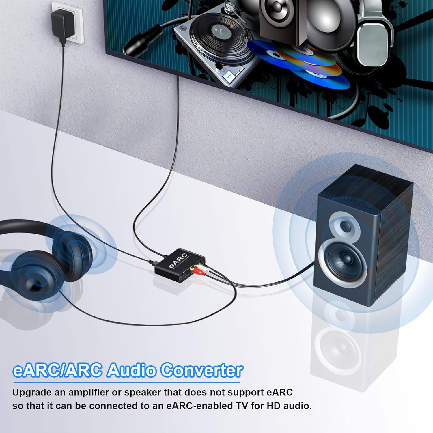 5.1 7.1 Channel Audio Extracto - Hdmi Audio Extractor Earc 7.1 ulasan dan harga