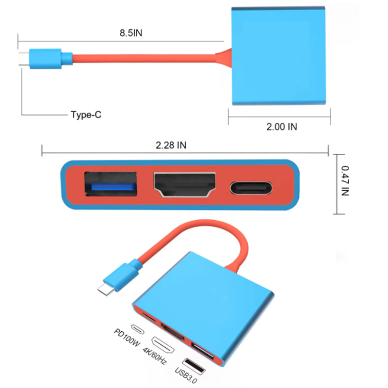3 IN 1 4K/60Hz 4K/30Hz Portabe - Hdmi Matrix Switch 4X4 4K 60Hz ulasan dan harga