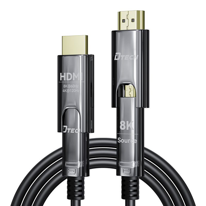Kabel HDMI Serat Optik Aktif A - Hdmi Fiber Optic Cable 50M 100M ulasan dan harga