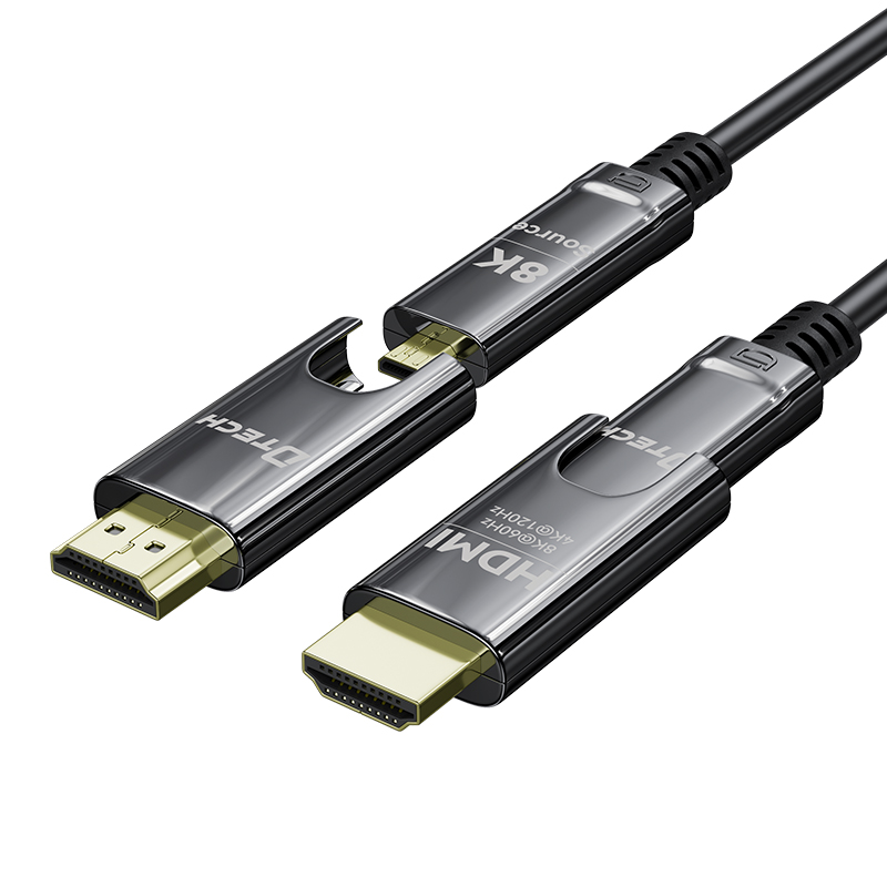 Kabel HDMI Serat Optik Aktif A - Hdmi Fiber Optic Cable 50M 100M ulasan dan harga