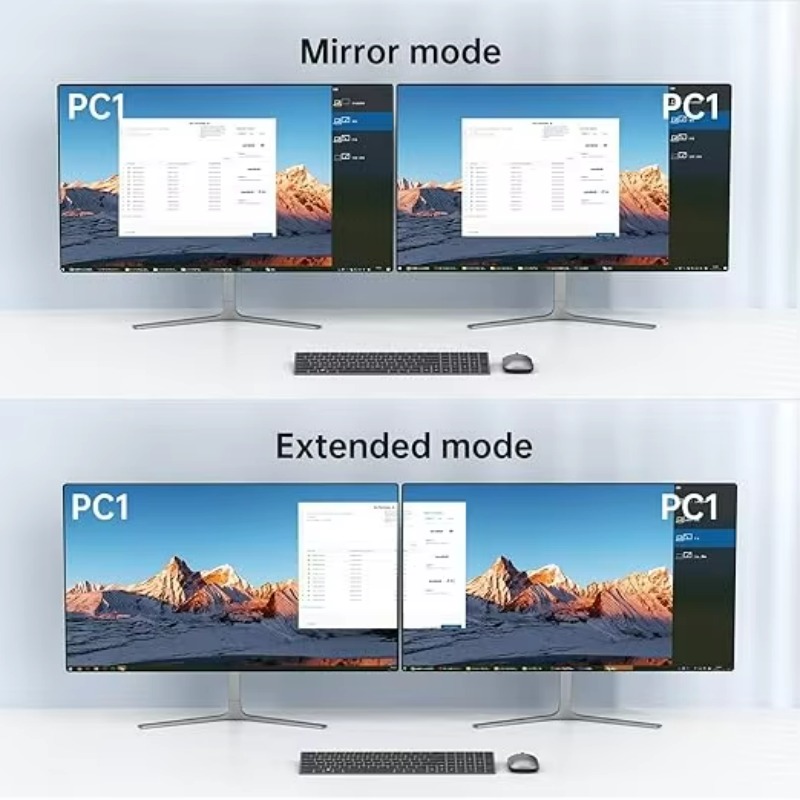 Switch KVM HDMI 8K 60Hz untuk  - Hdmi Kvm Switch 4 Port Dual Monitor ulasan dan harga