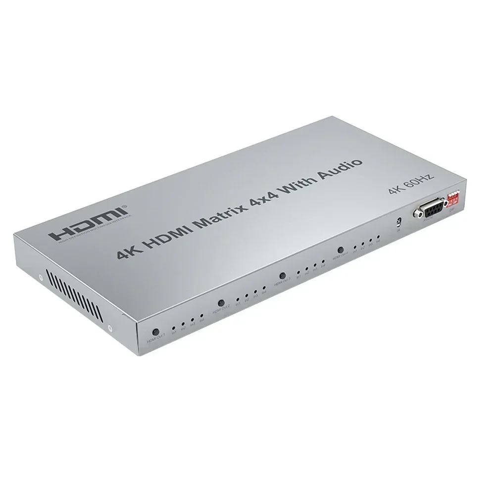 Matriks HDMI 4K 60Hz 4x4 denga - Hdmi Matrix Switch 4X4 4K 60Hz ulasan dan harga