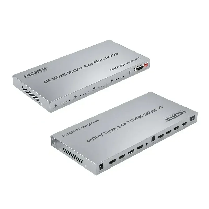 Matriks HDMI 4K 60Hz 4x4 denga - Hdmi Matrix Switch 4X4 4K 60Hz ulasan dan harga