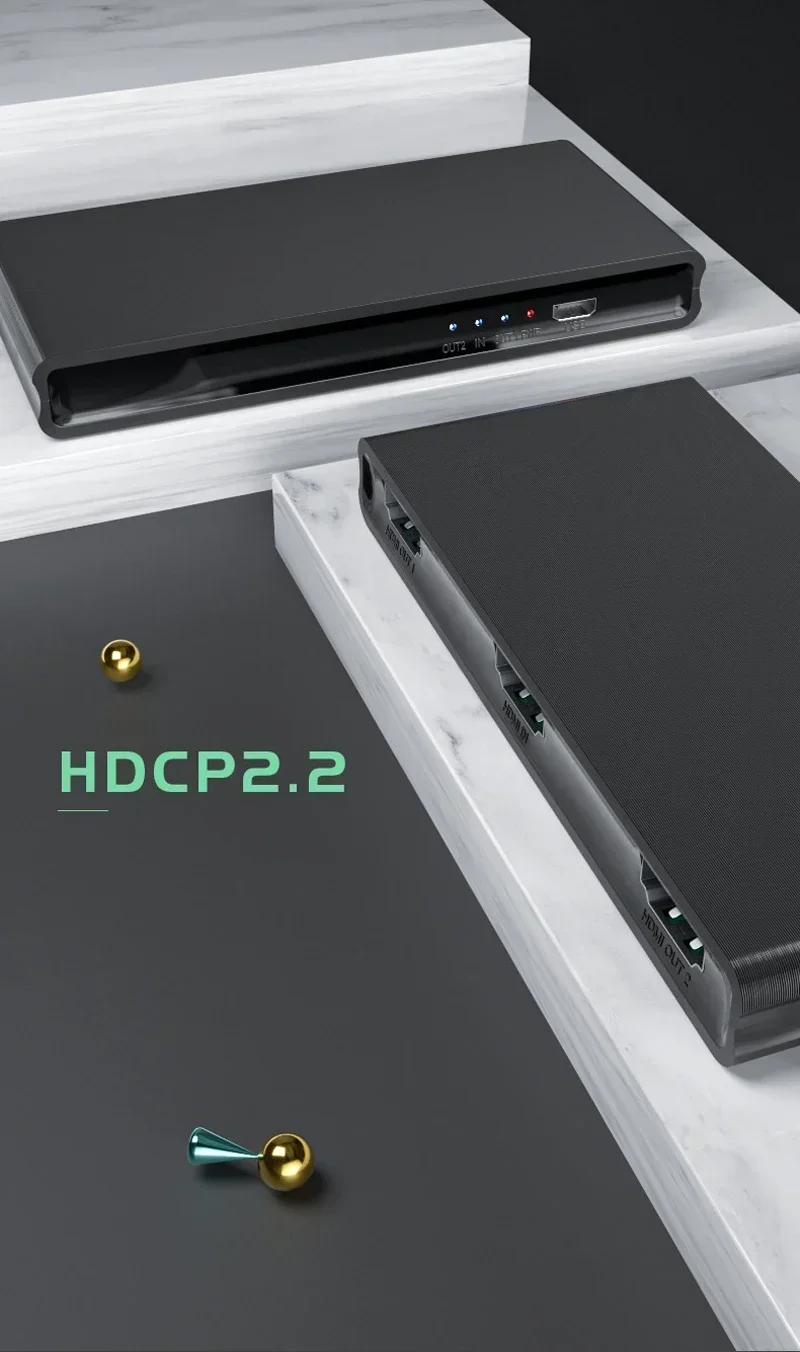 Splitter HDMI 4K 60hz 1x2 1x4  - Hdmi Splitter 1 In 4 Out 4K 60Hz ulasan dan harga