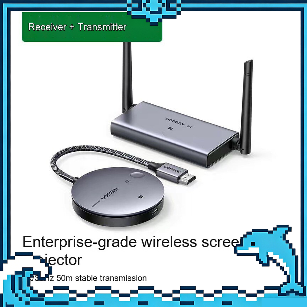 UGREEN 90909 CM586 4K Wireless - Wireless Hdmi Transmitter And Receiver 4K ulasan dan harga