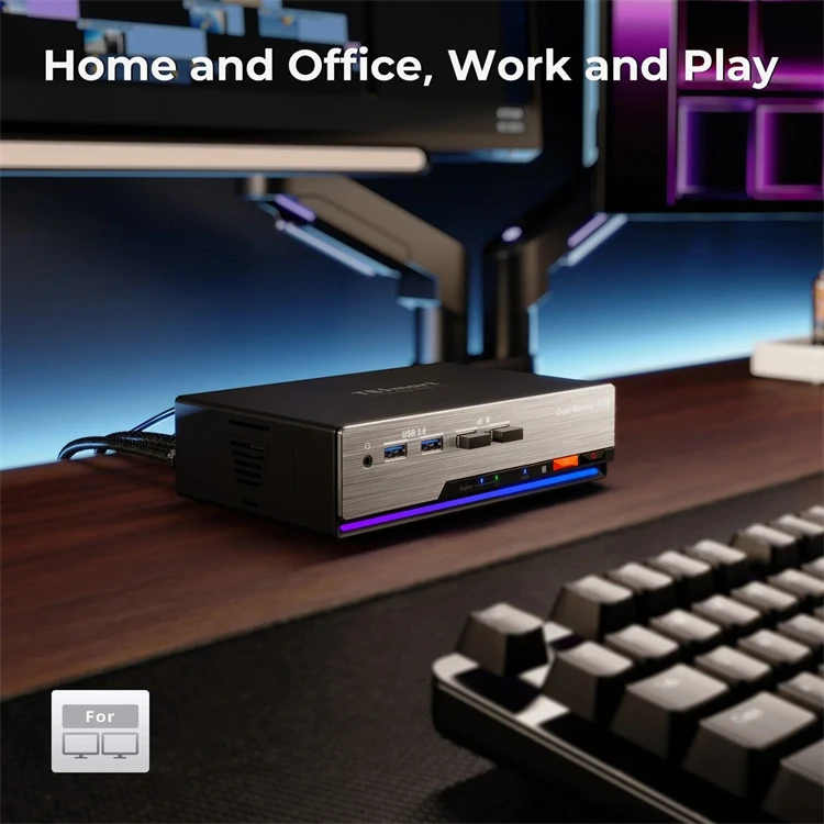 TESmart untuk HDMI 2.1 Dual 4K - Hdmi Kvm Switch 4 Port Dual Monitor ulasan dan harga