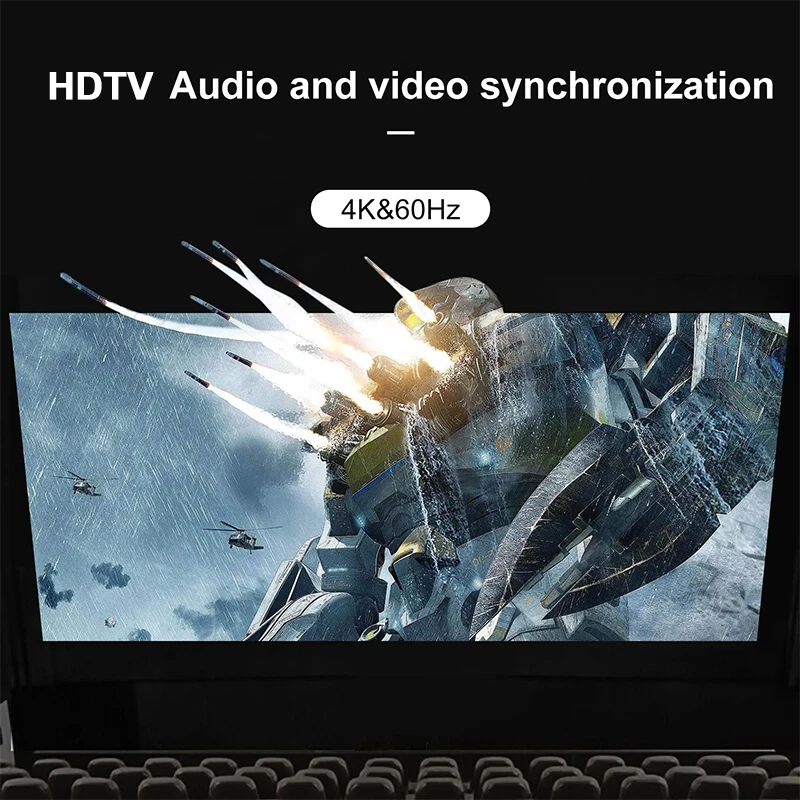 4K 60Hz 3D Mini 3 Port HD Swit - Hdmi Splitter 1 In 4 Out 4K 60Hz ulasan dan harga