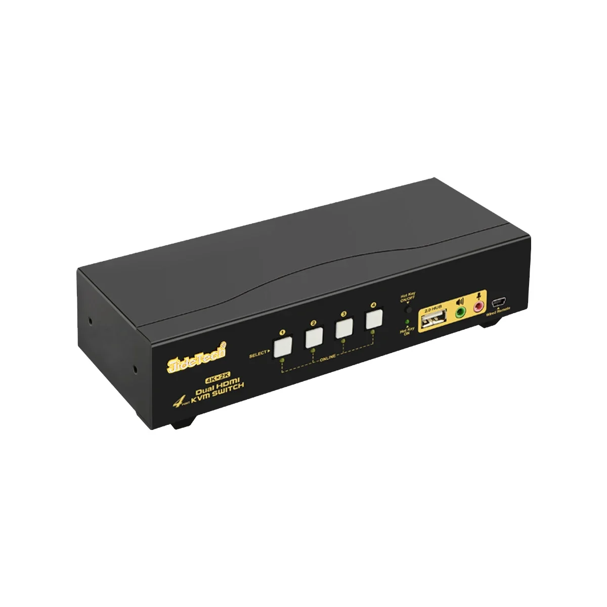 Tersedia JideTech 4 Port Dual  - Hdmi Kvm Switch 4 Port Dual Monitor ulasan dan harga